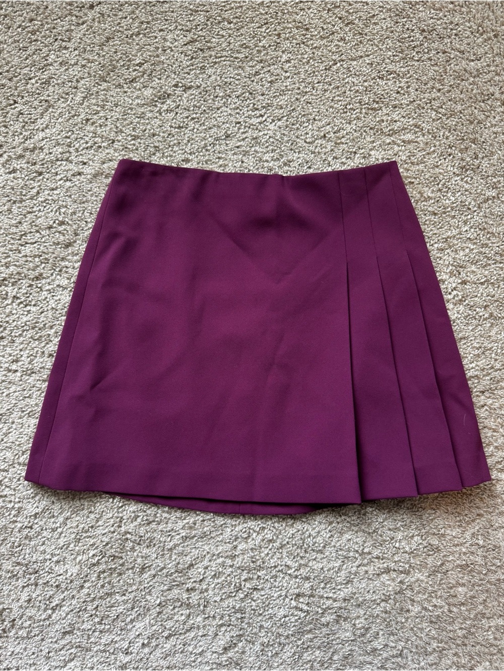 NWOT Alice + Olivia purple mini skirt